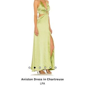 LPA Aniston Dress in Chartreuse